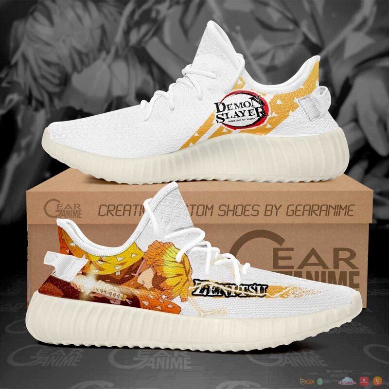 Demon Slayer Zenitsu Thunder Breathing Skill Anime yeezy sneaker