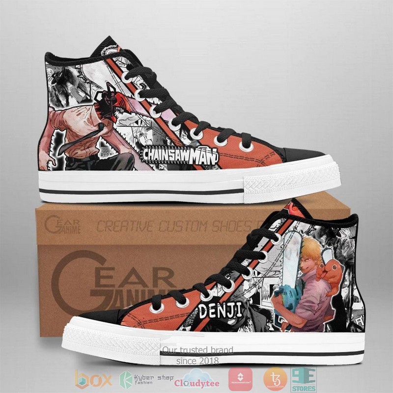 Denji Chainsaw Man High Top Canvas Shoes