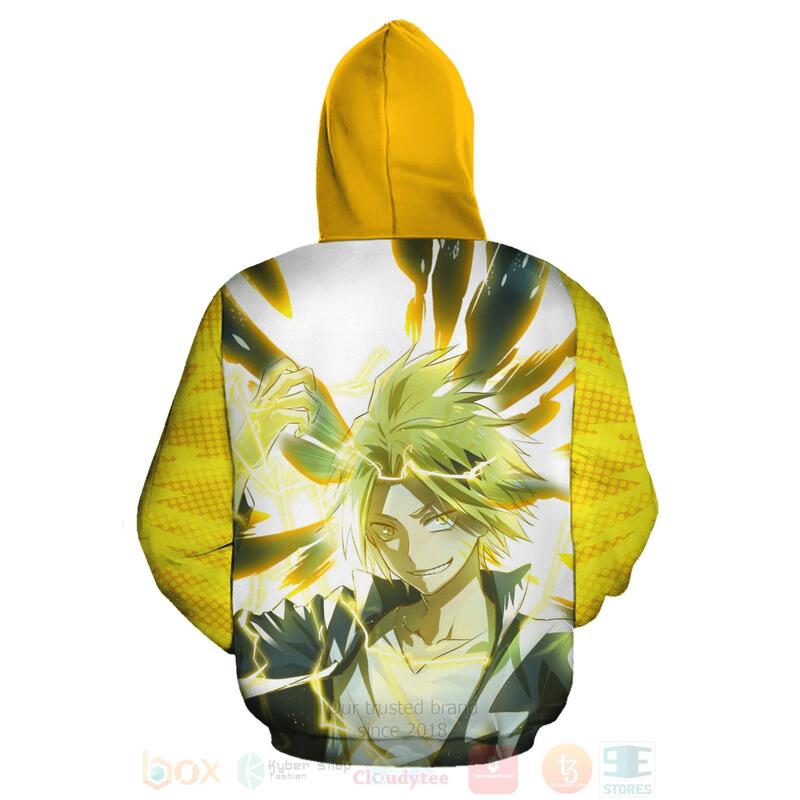 BEST Denki Kaminari My Hero Academia Anime 3D Hoodie, T-Shirt 3 Denki Kaminari My Hero Academia Anime 3D Hoodie Shirt 1 2
