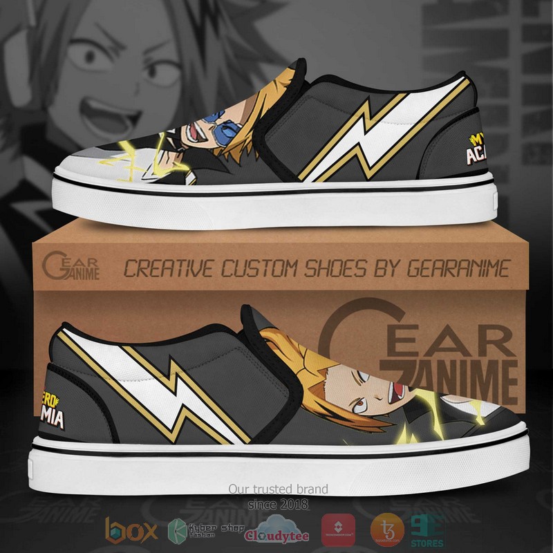 Denki Kaminari My Hero Academia Anime Slip On Shoes 1