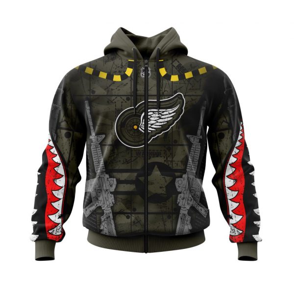 Detroit Red Wings Veterans Kits Personalized NHL 3d shirt, hoodie 2 Detroit Red Wings Veterans Kits Personalized NHL 3d shirt hoodie 1