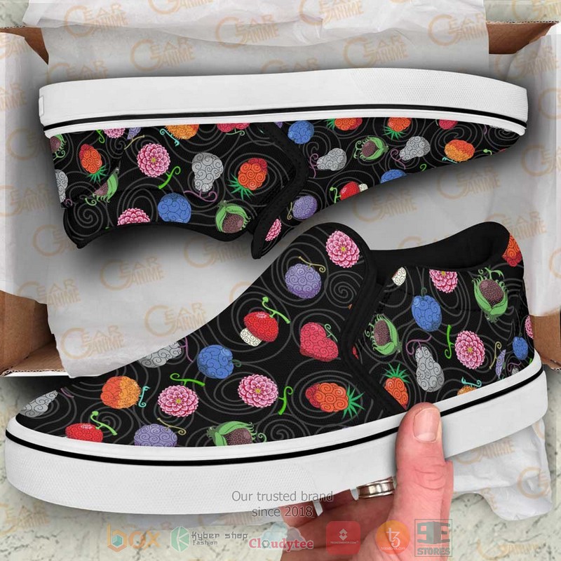 Devil Fruits Anime One Piece Slip On Shoes 1