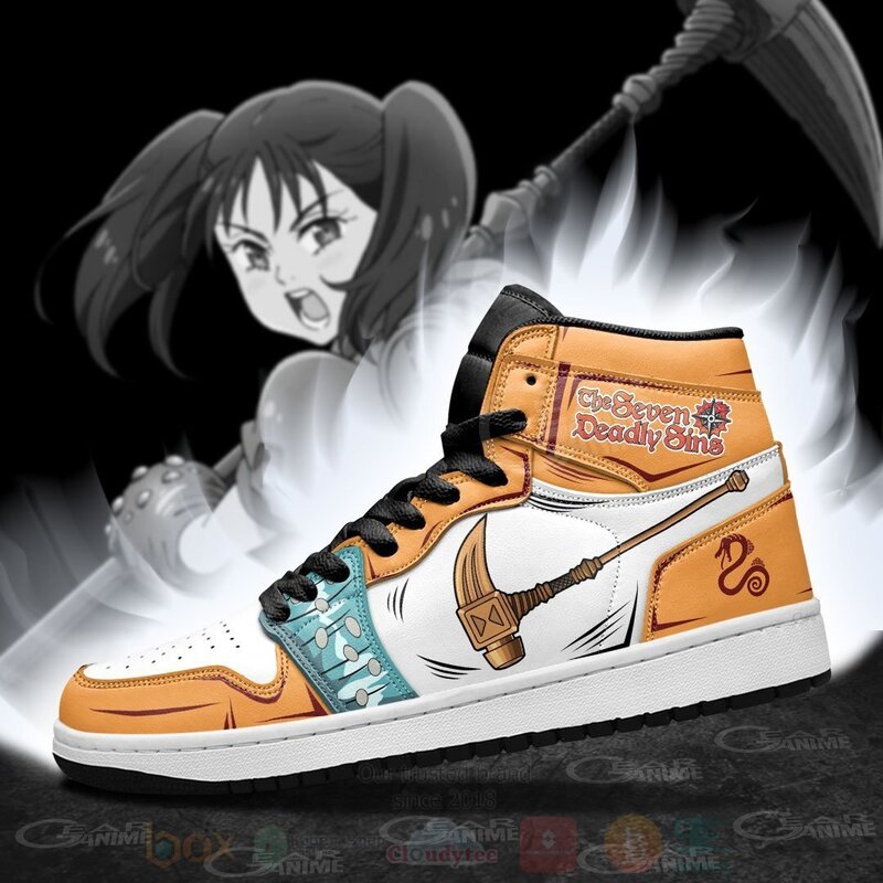 BEST Diane Gideon Seven Deadly Sins Anime Air Jordan 1 Retro High 3 Diane Gideon Seven Deadly Sins Anime Air Jordan High Top Shoes 1 2