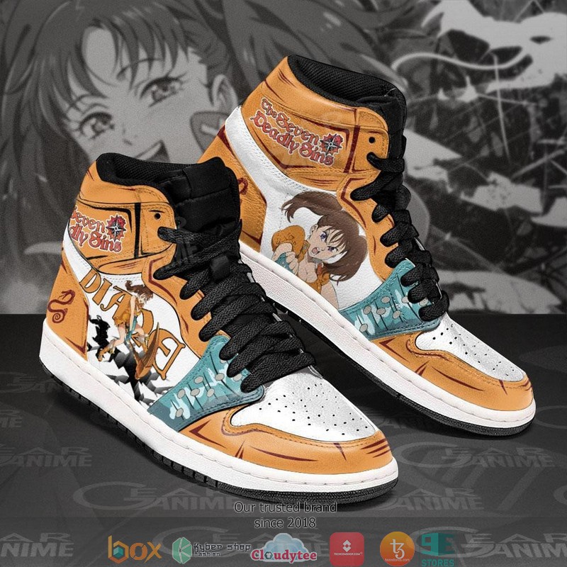 Diane Seven Deadly Sins Anime Air Jordan High top shoes 1