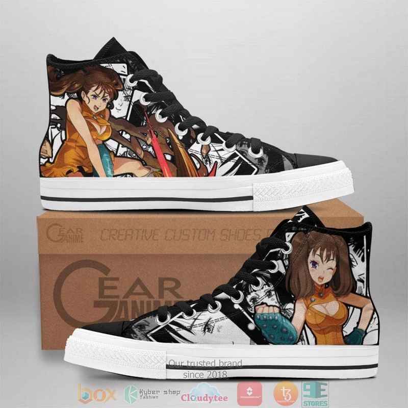 Diane Seven Deadly Sins High Top Canvas Shoes