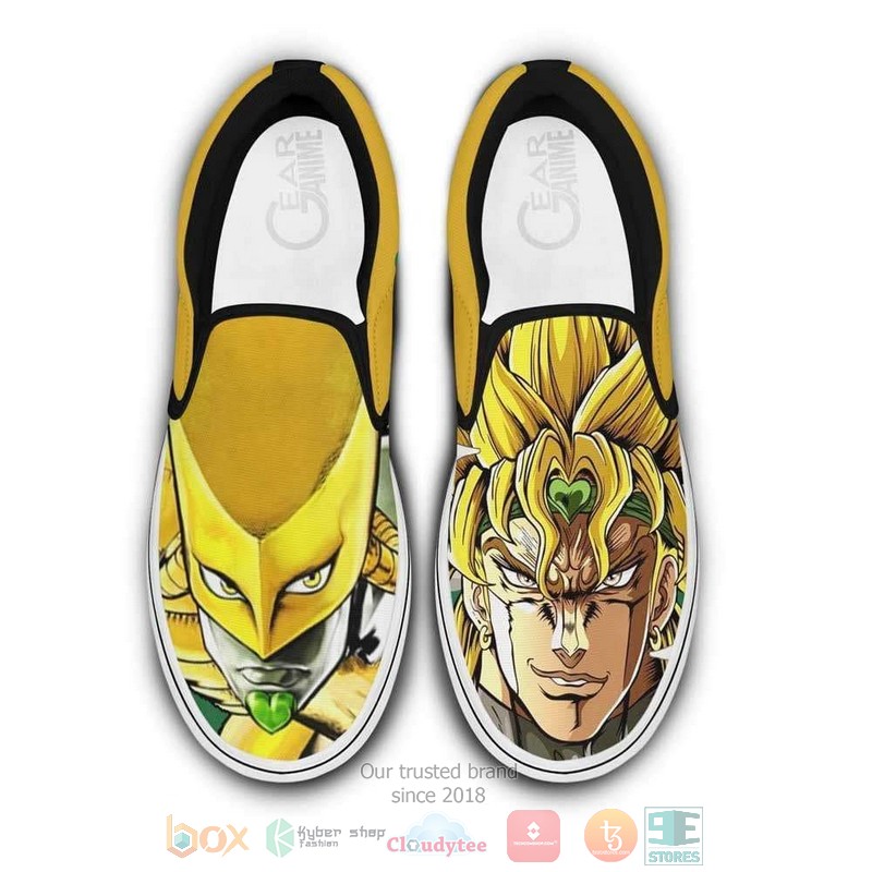 Dio Brando Anime JoJos Bizarre Adventure Slip On Shoes