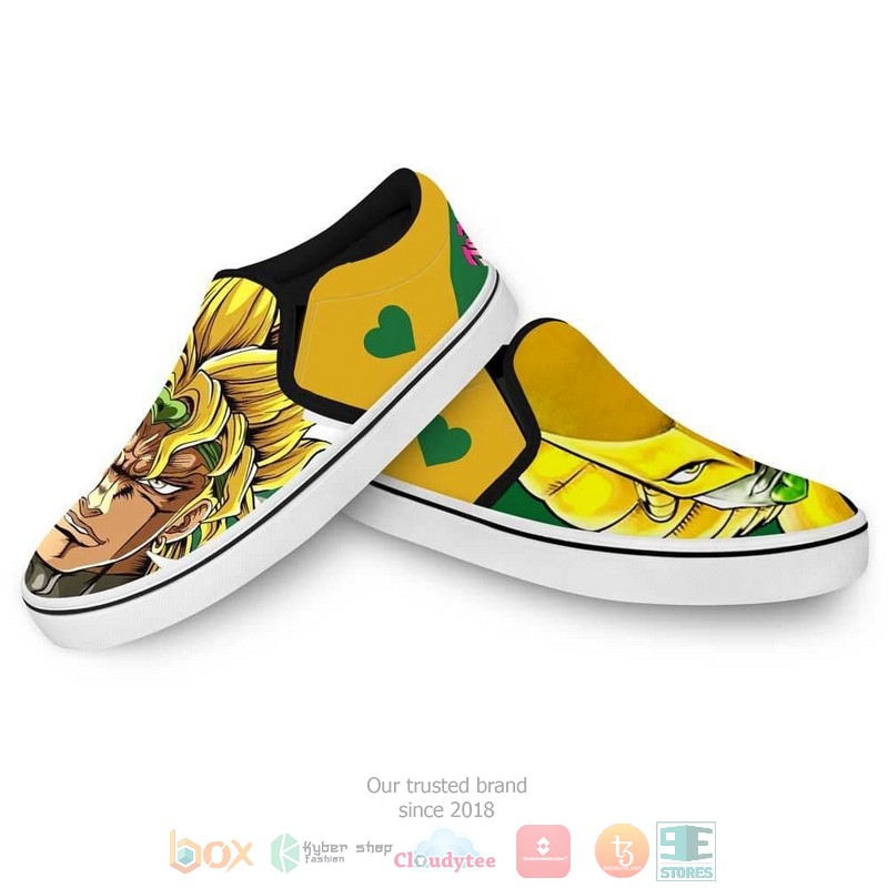 Dio Brando Anime JoJos Bizarre Adventure Slip On Shoes 1