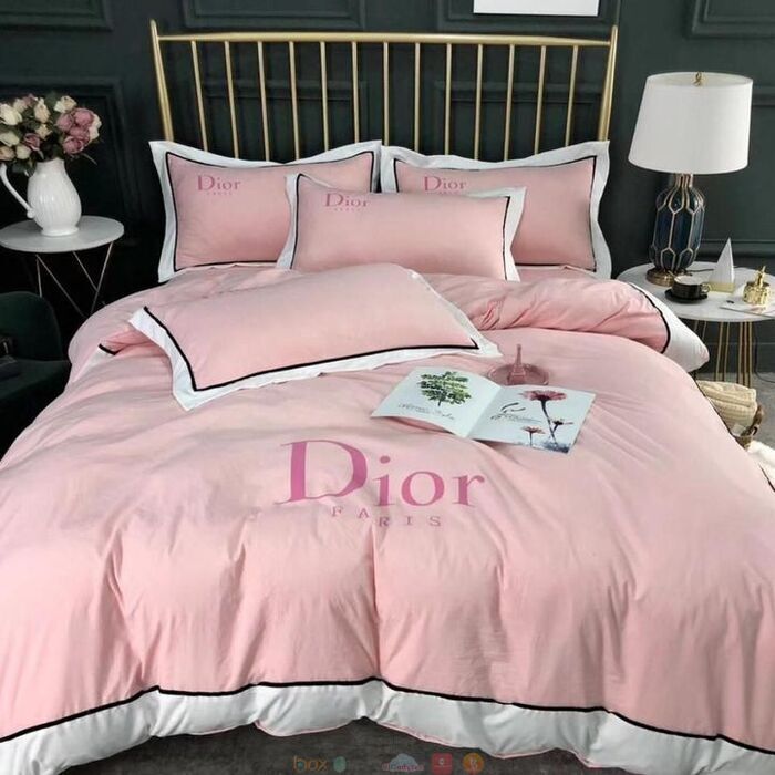 Dior Pink Bedding Set