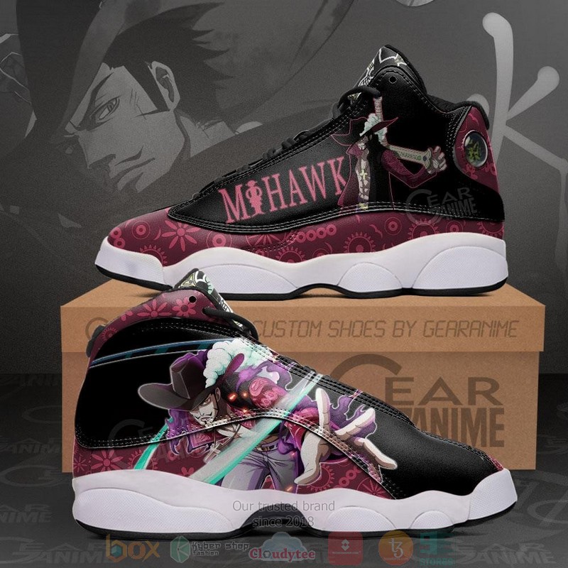 Dracule Mihawk Anime One Piece Air Jordan 13 Shoes