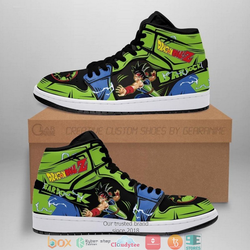 Dragon Ball Bardock Anime Dragon Ball Air Jordan High Top Shoes