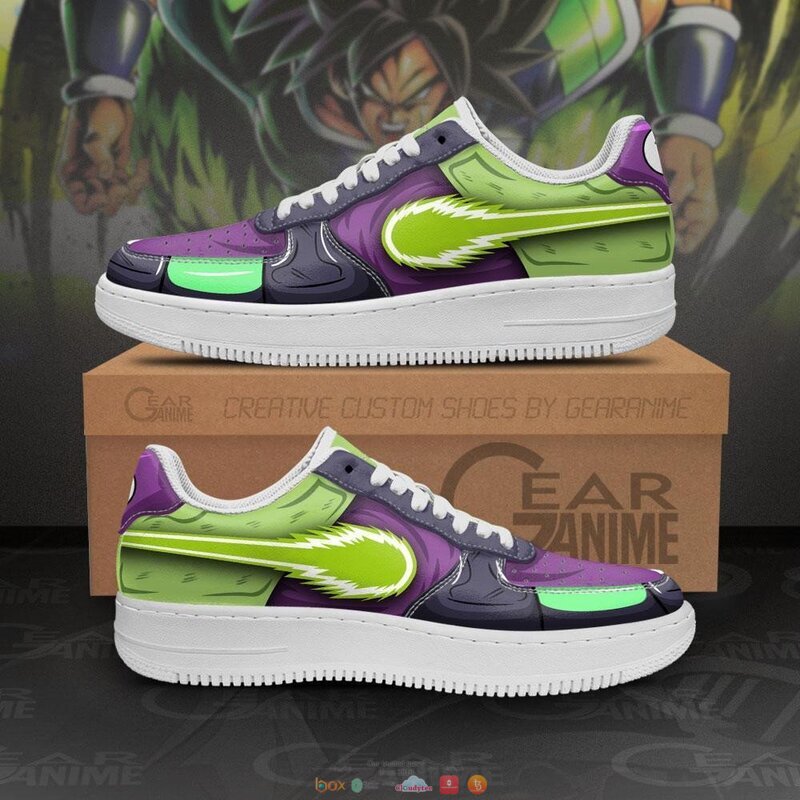 Dragon Ball Broly Power Anime Nike Air Force Shoes
