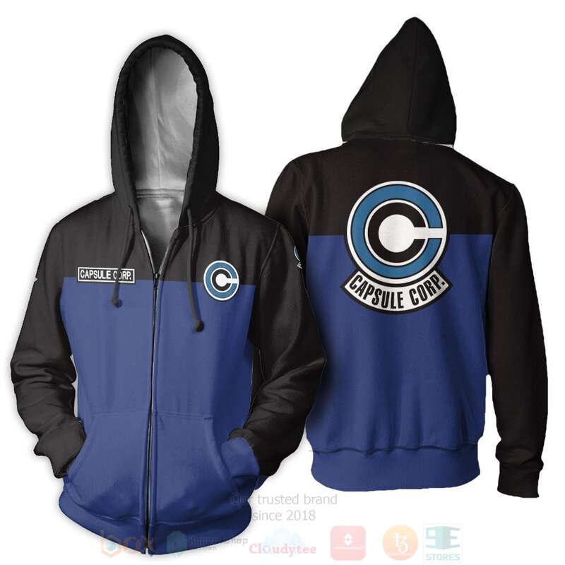 BEST Dragon Ball Capsule Corp Anime 3D Hoodie, T-Shirt 2 Dragon Ball Capsule Corp Anime 3D Hoodie Shirt 1