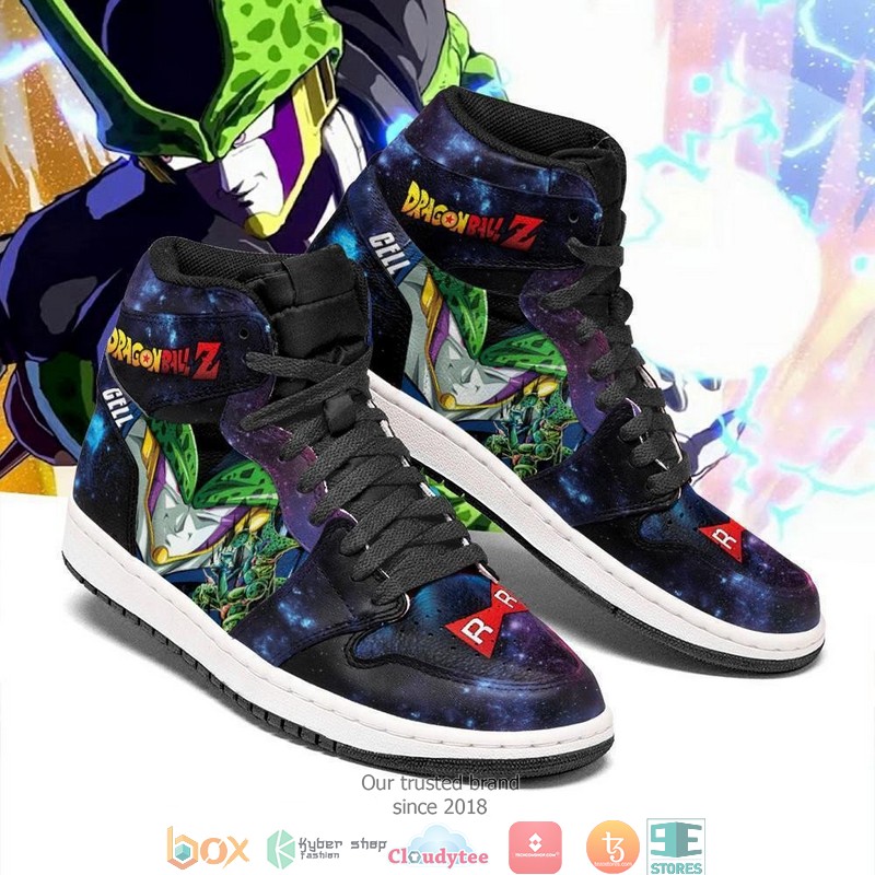 Dragon Ball Cell Galaxy Dragon Ball Anime Air Jordan High Top Shoes 1