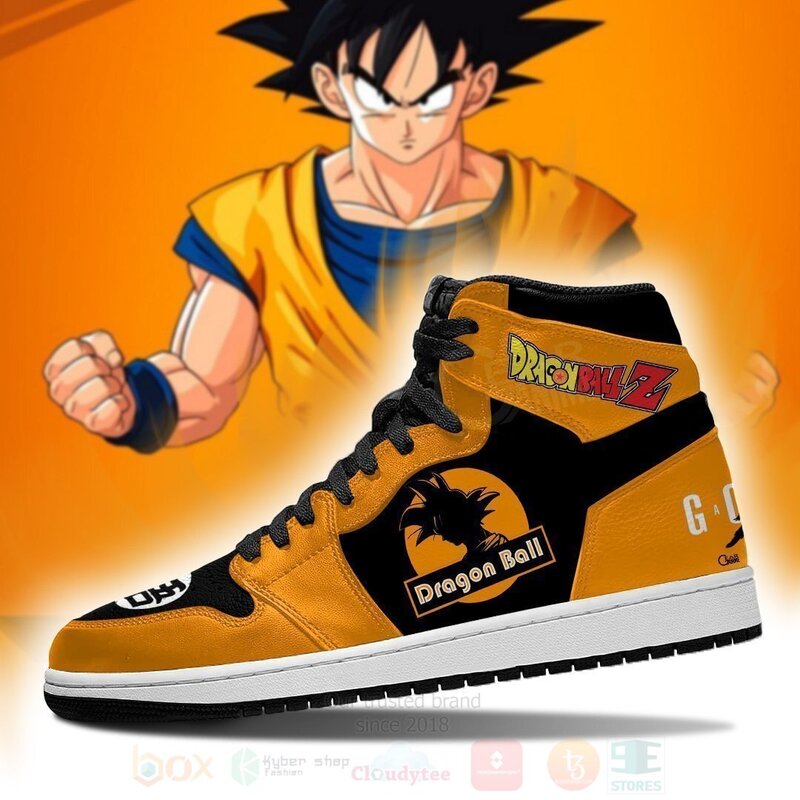 BEST Dragon Ball Goku Custom Anime Air Jordan 1 Retro High 3 Dragon Ball Goku Custom Anime Air Jordan High Top Shoes 1 2