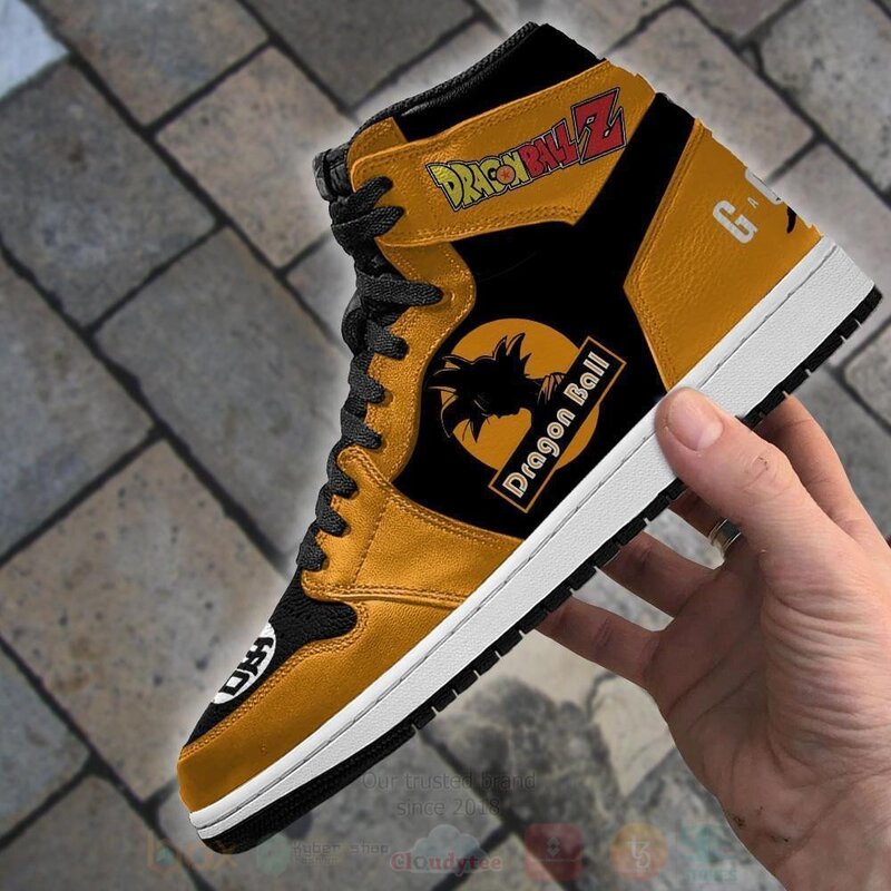 BEST Dragon Ball Goku Custom Anime Air Jordan 1 Retro High 4 Dragon Ball Goku Custom Anime Air Jordan High Top Shoes 1 2 3