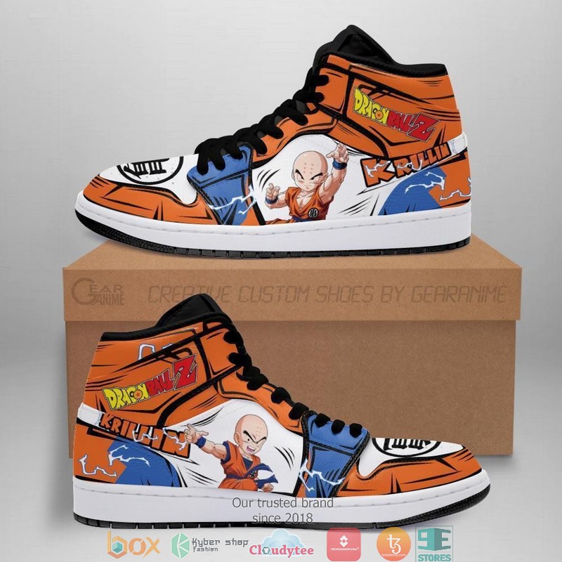 Dragon Ball Krillin Anime Dragon Ball Air Jordan High Top Shoes