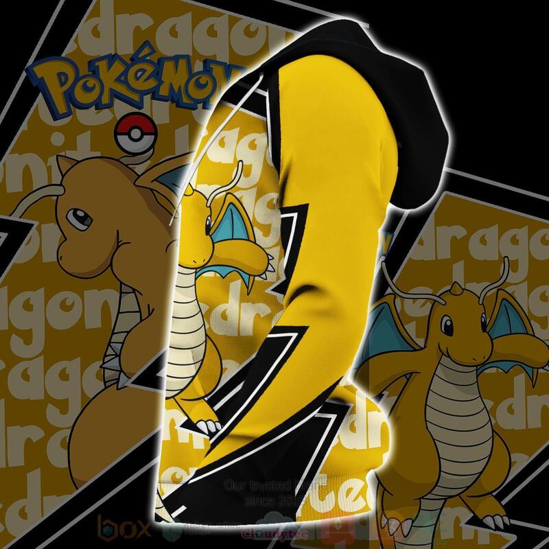 BEST Dragonite Costume Pokemon Anime 3D Hoodie, T-Shirt 4 Dragonite Costume Pokemon Anime 3D Hoodie Shirt 1 2 3