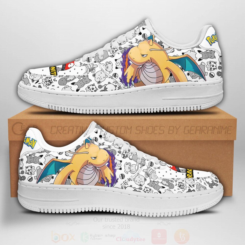 Dragonite Custom Anime Pokemon NAF Shoes