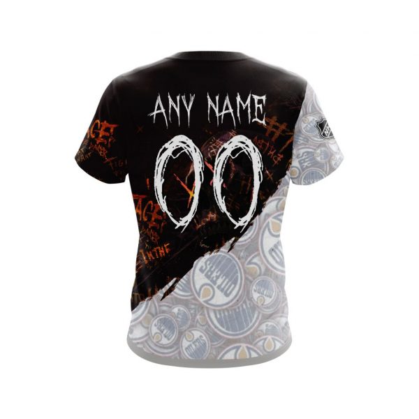Edmonton Oilers Personalized NHL Skull Style 3d shirt hoodie 1 2 3 4 5 6