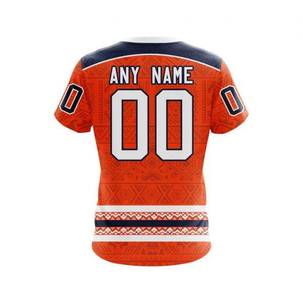 Edmonton Oilers Specialized Native Concepts 3d shirt hoodie 1 2 3 4 5 6