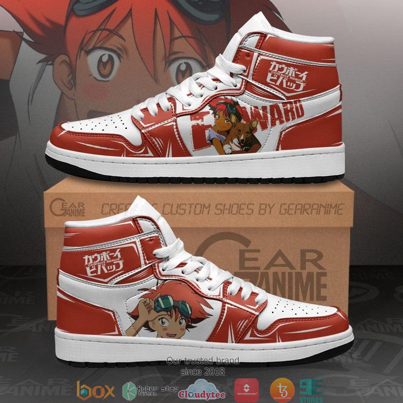 Edward Cowboy Bebop Anime Air Jordan High top shoes