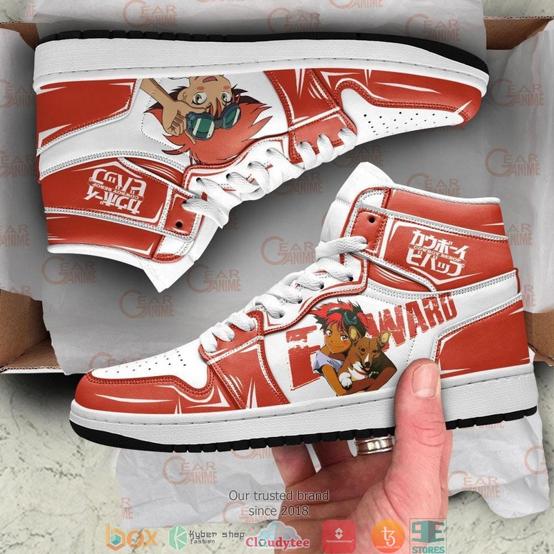 Edward Cowboy Bebop Anime Air Jordan High top shoes 1