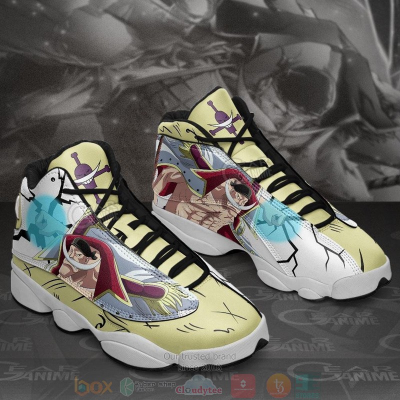 Edward Newgate Whitebeard Anime One Piece Air Jordan 13 Sneaker Shoes 2 Edward Newgate Whitebeard Anime One Piece Air Jordan 13 Shoes 1