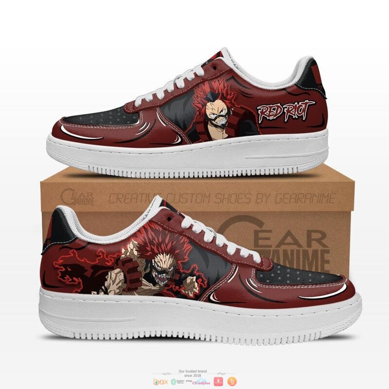 Eijiro Red Riot My Hero Academia Anime Nike Air Force Shoes