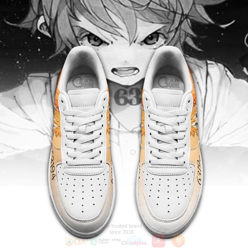 Emma The Promised Neverland Anime Nike Air Force Shoes 1