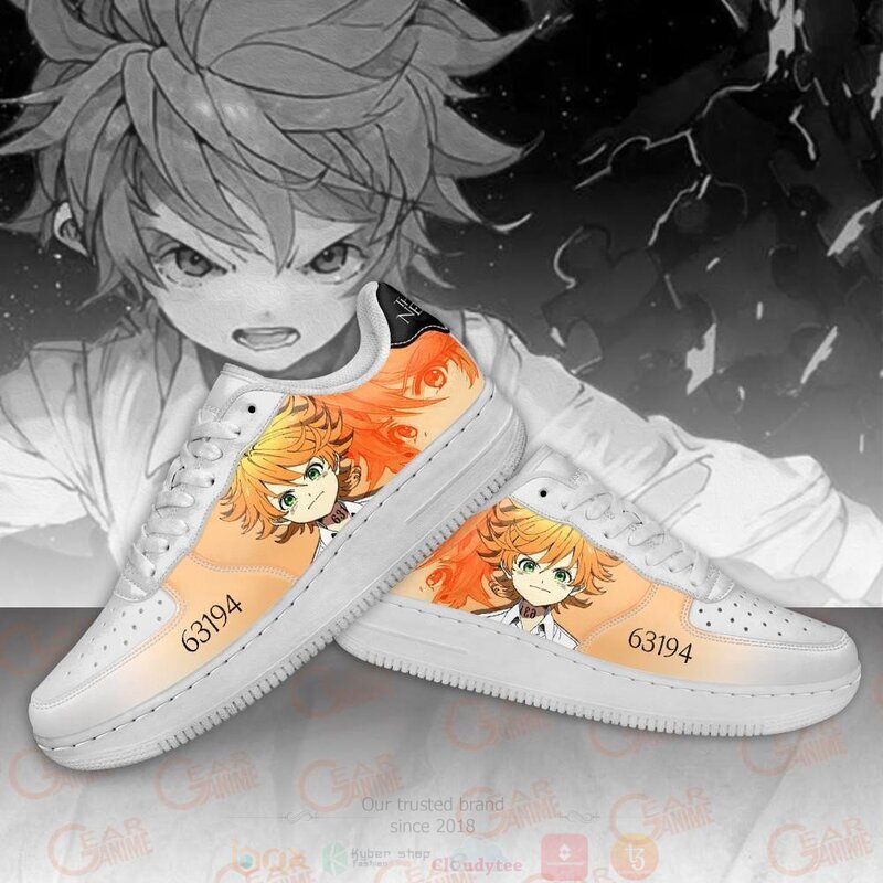 Emma The Promised Neverland Anime Nike Air Force Shoes 4 Emma The Promised Neverland Anime Nike Air Force Shoes 1 2 3