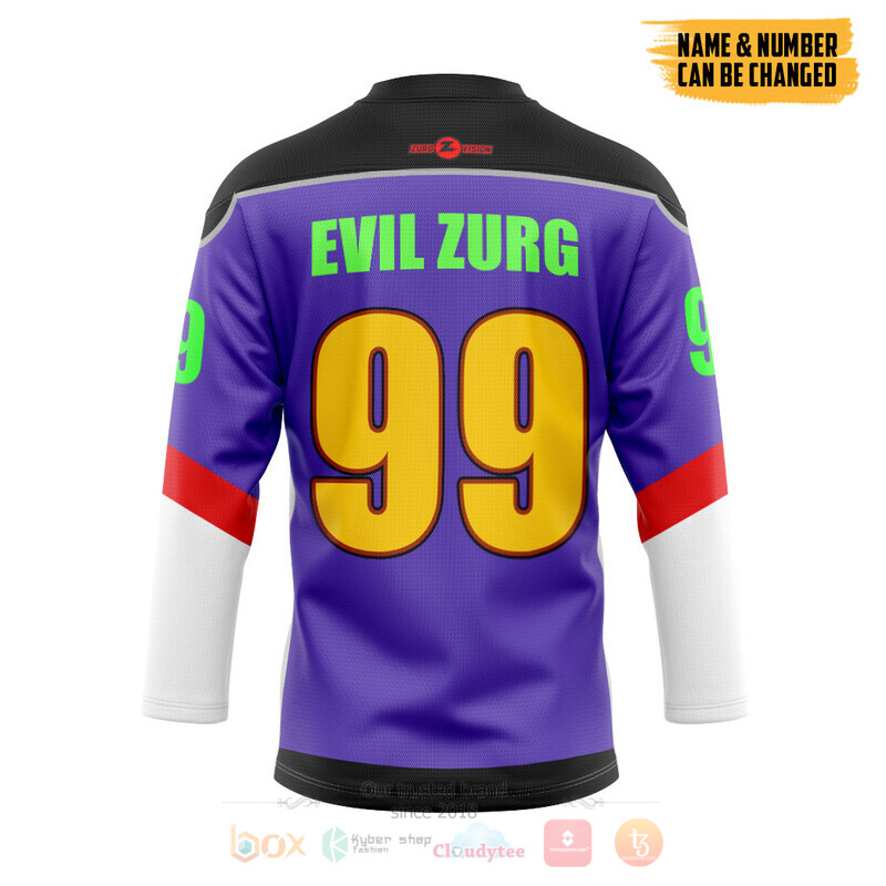 Emperor Zurg Toy Story Custom Hockey Jersey 3 Emperor Zurg Toy Story Custom Hockey Jersey 1 2