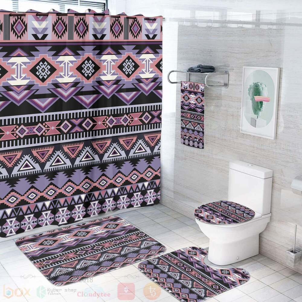 Ethnic Pattern Bathroom Set