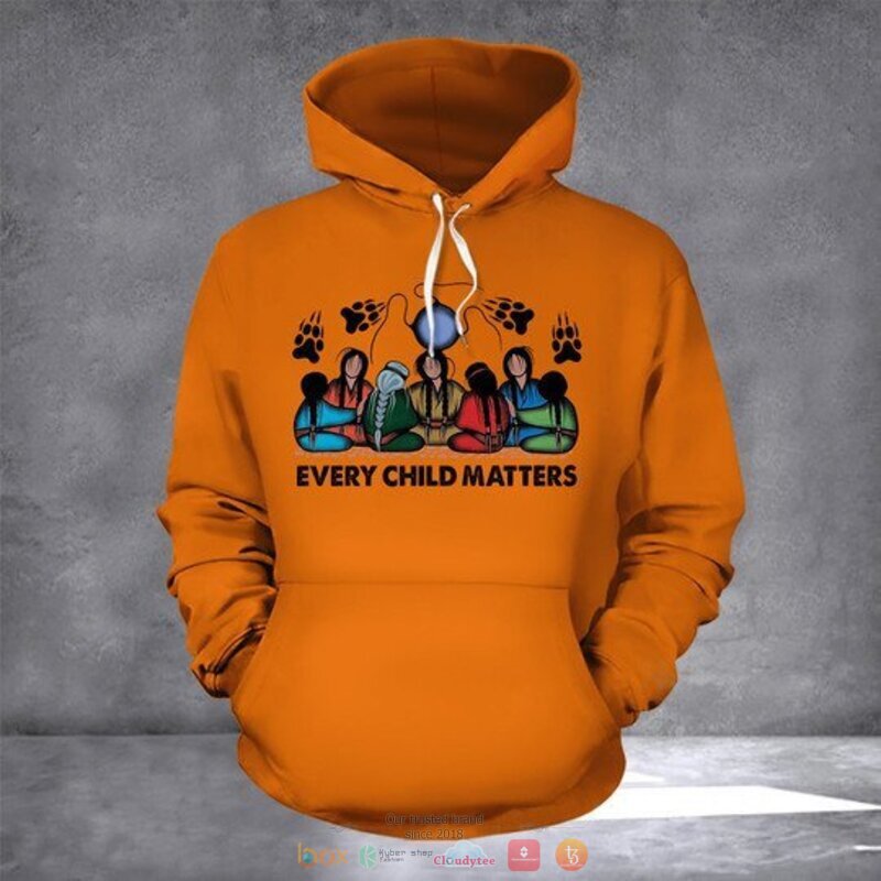 Every Child Matters Orange 3d over printed hoodie 1 Every Child Matters Orange 3d over printed hoodie