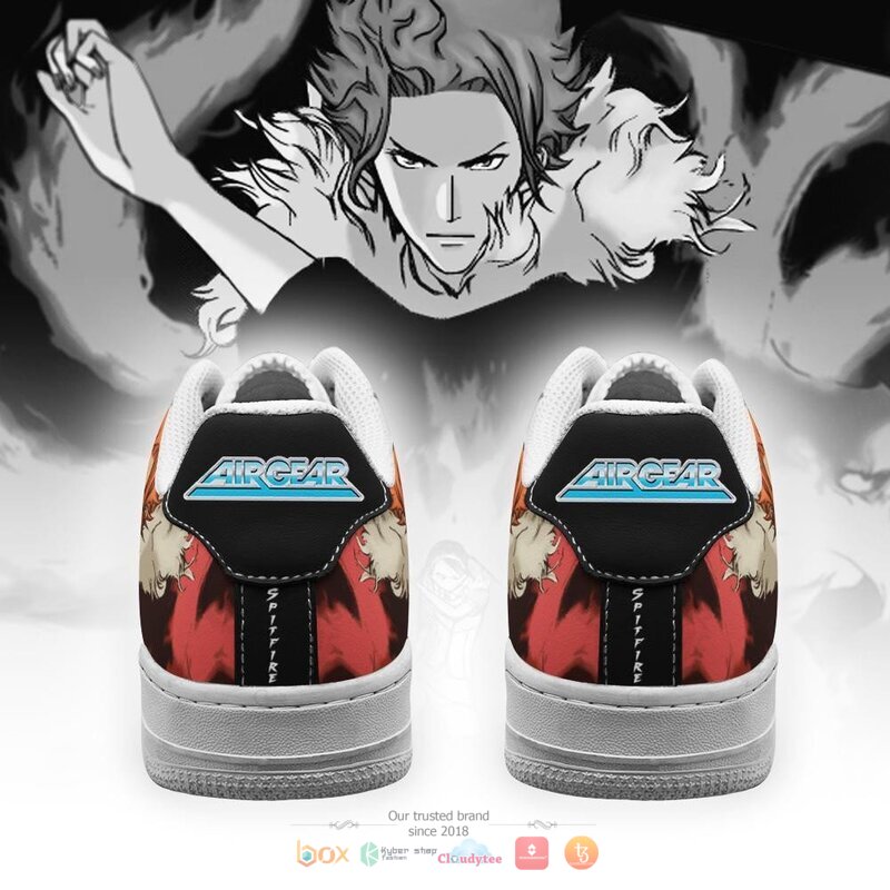 Ex Flame King Spitfire Anime Nike Air Force shoes 4 Ex Flame King Spitfire Anime Nike Air Force shoes 1 2 3