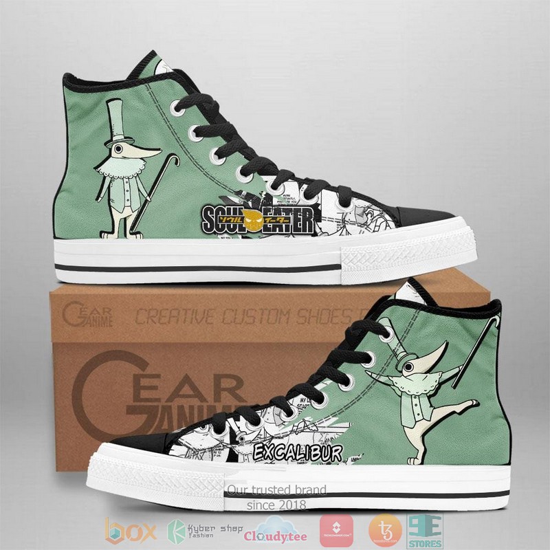 Excalibur Academy Soul Eater High Top Canvas Shoes