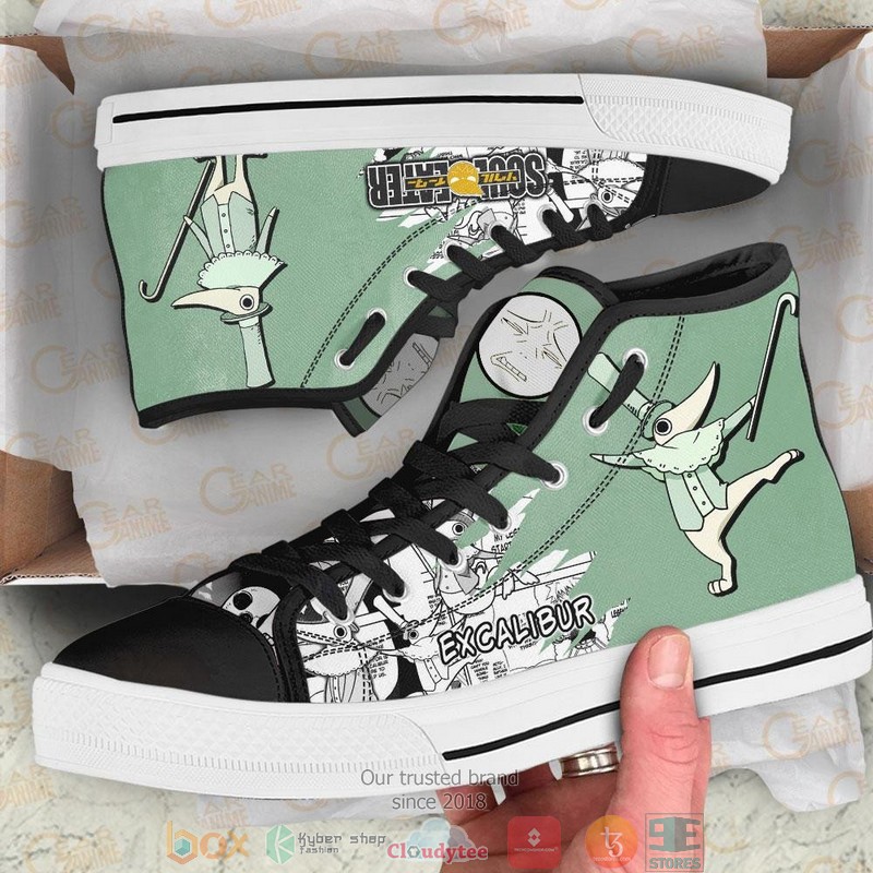 Excalibur Academy Soul Eater High Top Canvas Shoes 1