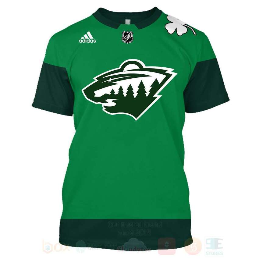 BEST NHL Minnesota Wild Personalized Custom Green Unisex 3D Hoodie, Shirt 7 NHL Minnesota Wild Personalized Green 3D Hoodie Shirt 1 2 3 4 5 6