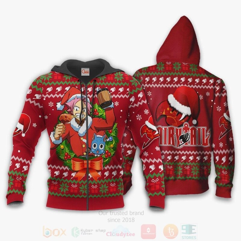 BEST Fairy Tail Natsu Dragneel Anime 3D Hoodie, T-Shirt 2 Fairy Tail Natsu Dragneel Anime 3D Hoodie Shirt 1