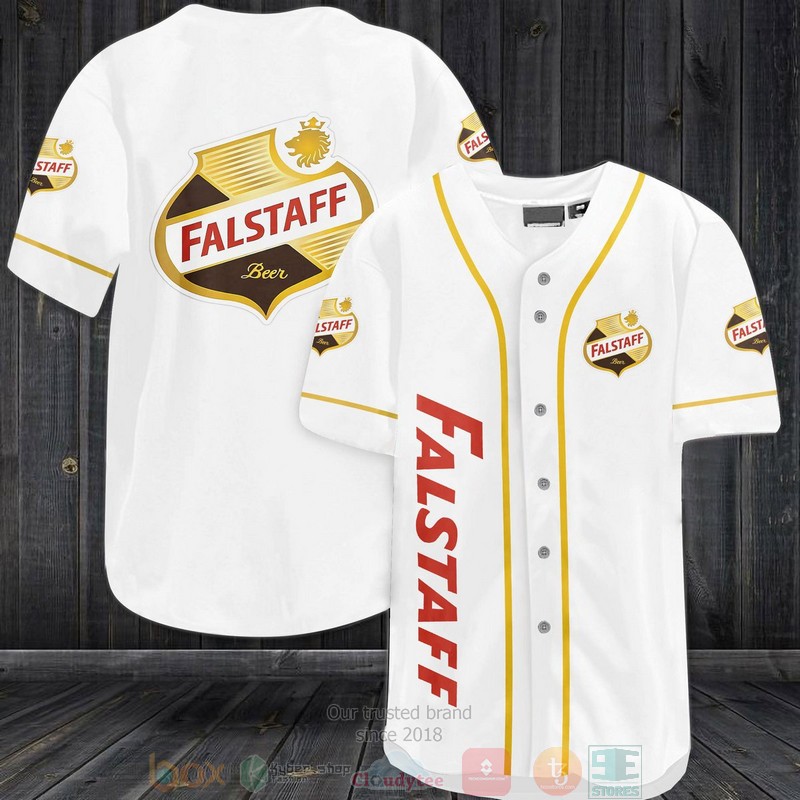 HOT Falstaff Beer Baseball Jersey 2 Falstaff Beer Baseball Jersey