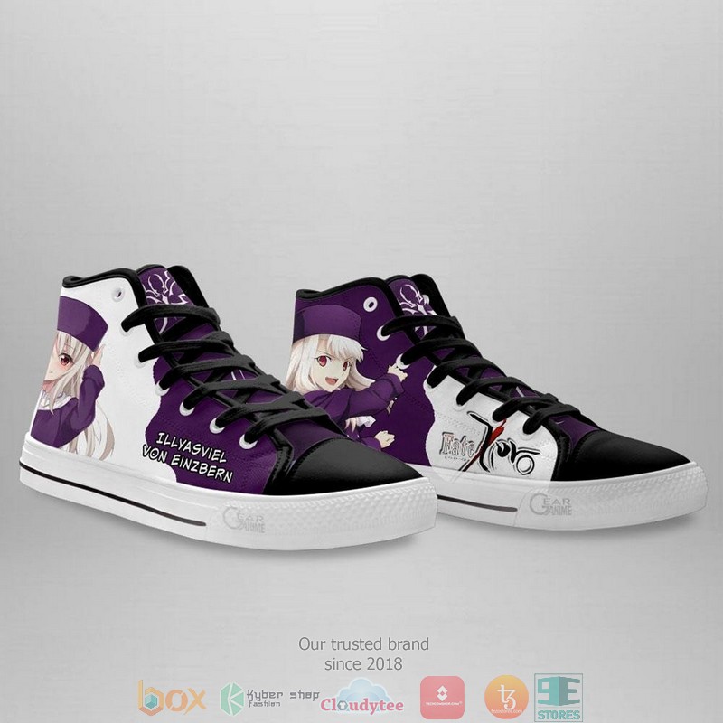 Fate Zero Illyasviel Von Einzbern High Top Canvas Shoes 4 Fate Zero Illyasviel Von Einzbern High Top Canvas Shoes 1 2 3