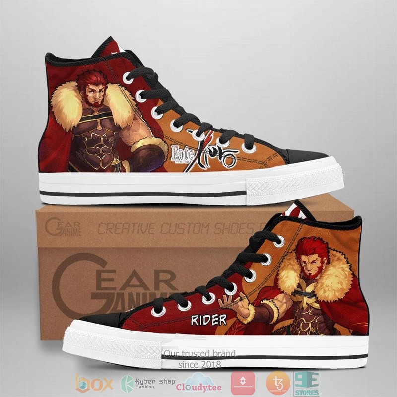 Fate Zero Rider High Top Canvas Shoes