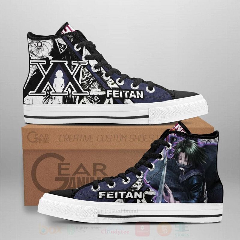 Feitan Custom Manga Anime Hunter X Hunter High Top Shoes
