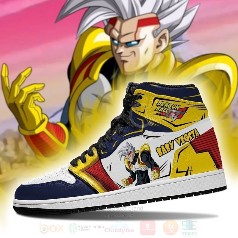 BEST Final Baby Vegeta Custom Anime Dragon Ball GT Air Jordan 1 Retro High 3 Final Baby Vegeta Custom Anime Dragon Ball GT Air Jordan High Top Shoes 1 2