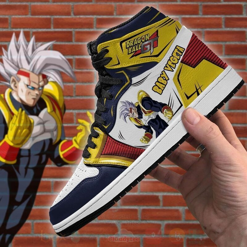 BEST Final Baby Vegeta Custom Anime Dragon Ball GT Air Jordan 1 Retro High 4 Final Baby Vegeta Custom Anime Dragon Ball GT Air Jordan High Top Shoes 1 2 3