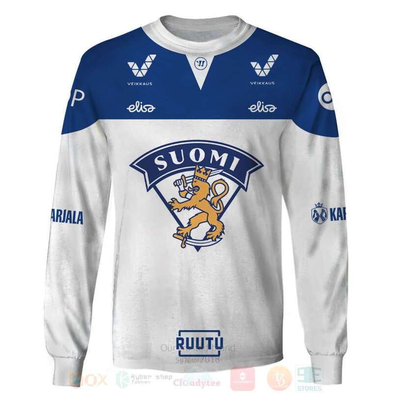 BEST Finnish National Men's Ice Hockey Team Personalized Full Printing 3D Hoodie, Shirt 5 Finnish National Mens Ice Hockey Team Personalized 3D Hoodie Shirt 1 2 3 4