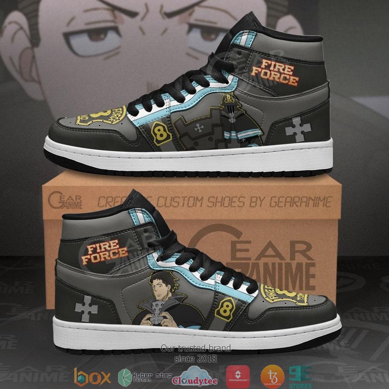Fire Force Akitaru Obi Anime Air Jordan High top shoes