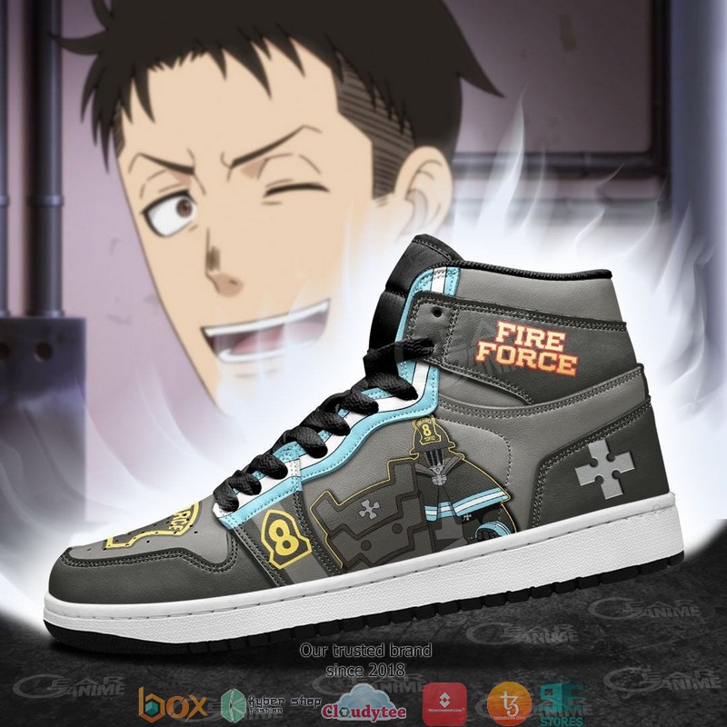 Fire Force Akitaru Obi Anime Air Jordan High top shoes 3 Fire Force Akitaru Obi Anime Air Jordan High top shoes 1 2