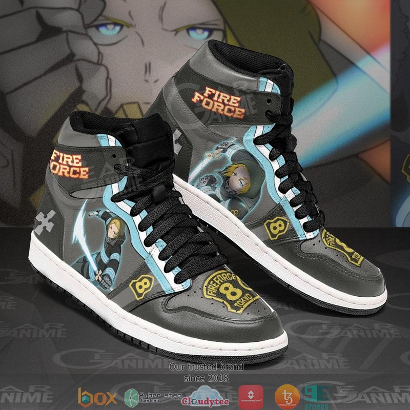 Fire Force Arthur Boyle Anime Air Jordan High top shoes 1