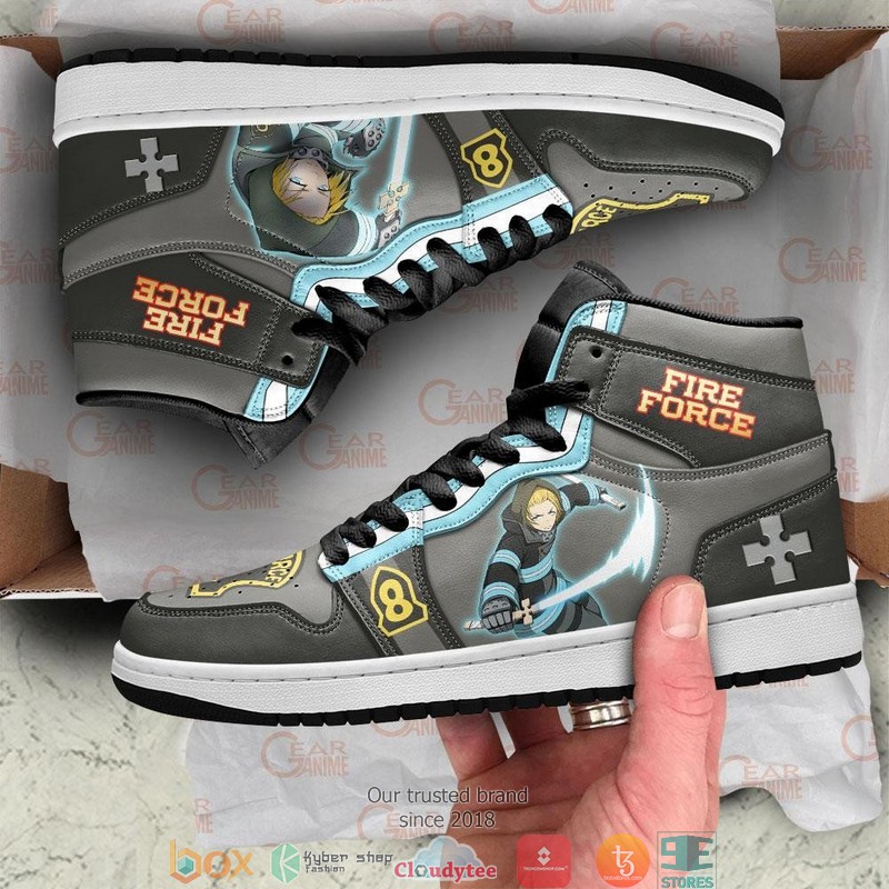 Fire Force Arthur Boyle Anime Air Jordan High top shoes 1 2 3