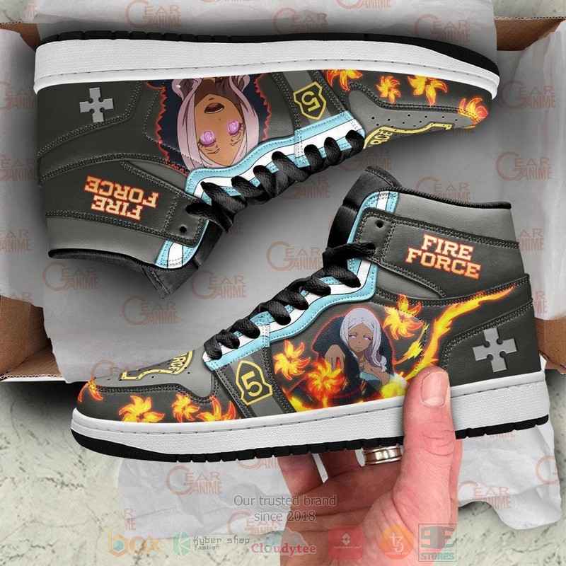 Fire Force Hibana Anime Air Jordan high top shoes 1 2 3